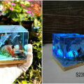 dolphin resin diorama
