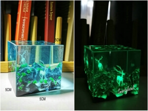 patronus resin diorama