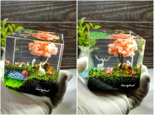 patronus resin diorama