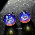 galaxy glass pendant