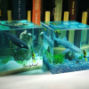 scuba diver resin diorama