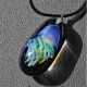 jellyfish glass pendant