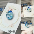 cloud resin pendant