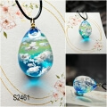 cloud resin pendant