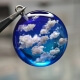 cloud resin pendant