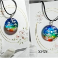 cloud resin pendant
