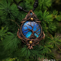 wire wrapped pendant