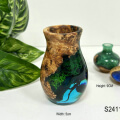 wood resin vase