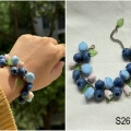 Macaron and Blueberry Bracelet