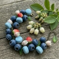 Macaron and Blueberry Bracelet