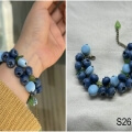 Macaron and Blueberry Bracelet