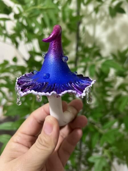 clay mushroom magnet