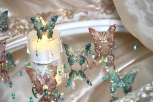 resin butterfly ring