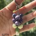 blueberry bag charm