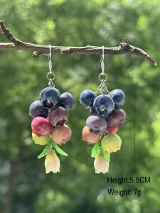 blueberry earring