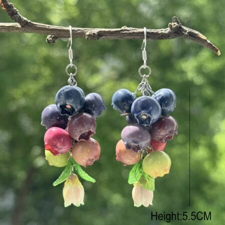 blueberry earring
