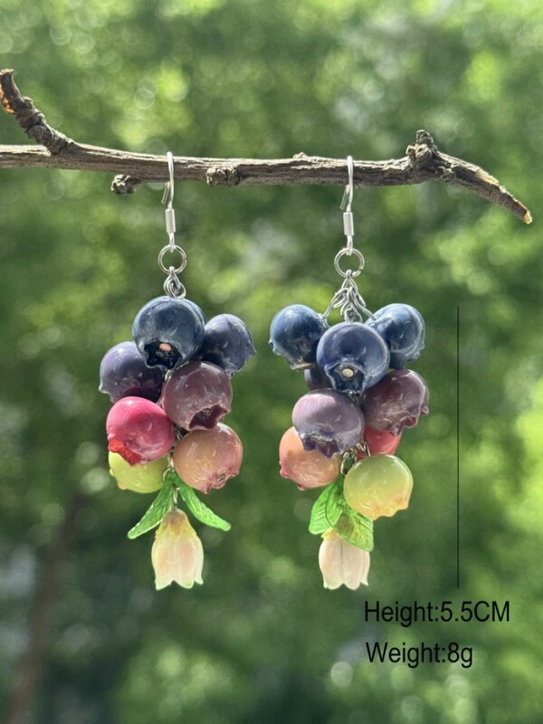 blueberry earring