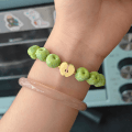 clay apple bracelet