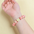 clay apple bracelet