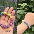 clay blueberry bracelet