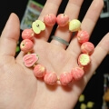 clay apple bracelet