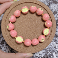 clay apple bracelet
