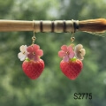 strawberry earring